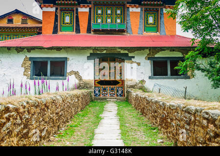 Sherpa House in Nepal Stock Photo