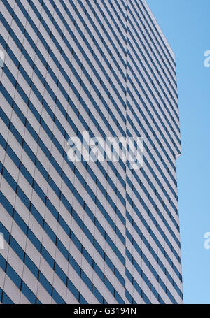 Detail of facade of Shinjuku I-Land Tower, Tokyo, Japan Stock Photo