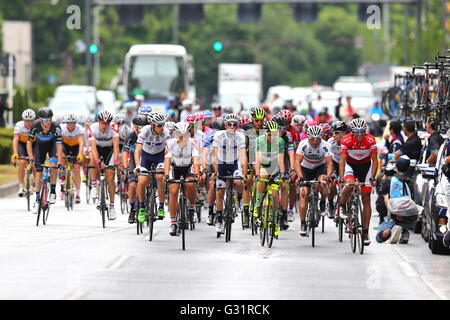 Tokyo, Japan. 5th June, 2016. General view Cycling : the 8th stage <Tokyo> of Tour of Japan 2016 in Tokyo, Japan . Credit:  AFLO SPORT/Alamy Live News Stock Photo