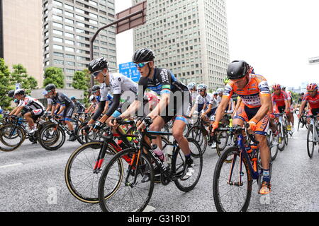 Tokyo, Japan. 5th June, 2016. General view Cycling : the 8th stage <Tokyo> of Tour of Japan 2016 in Tokyo, Japan . Credit:  AFLO SPORT/Alamy Live News Stock Photo