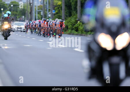 Tokyo, Japan. 5th June, 2016. General view Cycling : the 8th stage <Tokyo> of Tour of Japan 2016 in Tokyo, Japan . Credit:  AFLO SPORT/Alamy Live News Stock Photo