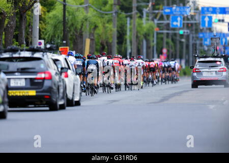 Tokyo, Japan. 5th June, 2016. General view Cycling : the 8th stage <Tokyo> of Tour of Japan 2016 in Tokyo, Japan . Credit:  AFLO SPORT/Alamy Live News Stock Photo