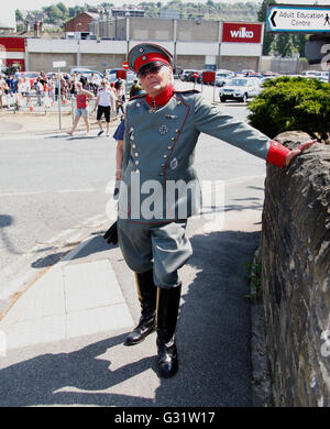 Brighouse, UK. 05th June, 2016. People dressed in period costume at the ...