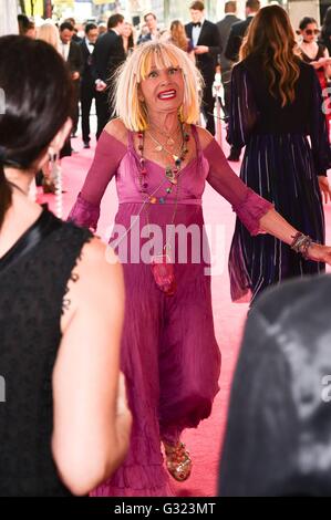 Betsy Johnson at arrivals for 2016 CFDA Fashion Awards, Hammerstein Ballroom at Manhattan Center, New York, NY June 6, 2016. Photo By: Steven Ferdman/Everett Collection Stock Photo