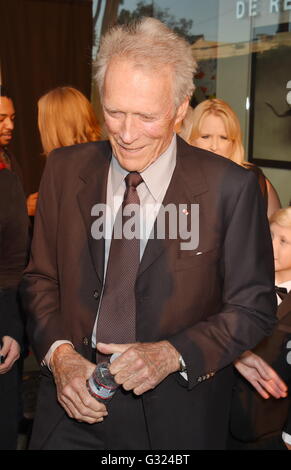 WEST HOLLYWOOD, CA - JUNE 04: Actor/director Clint Eastwood attends the 2nd Annual Art for Animals fundraiser art event hosted by Alison Eastwood at De Re Gallery on June 4, 2016 in West Hollywood, California. | Verwendung weltweit Stock Photo