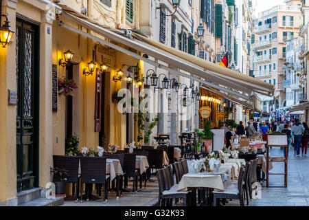 Corfu Town, Corfu Island, Greece Stock Photo