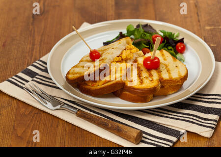 Mac and Cheese Panini Stock Photo