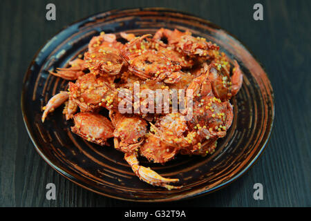 Tamago Kani (Swimming crab with Roes) Stock Photo