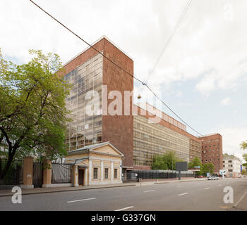 Federal State Statistics Service of Russia building by Le Corbusier Stock Photo