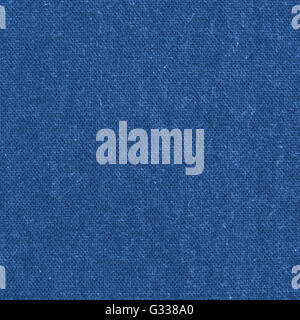 Blue wool knitted fabric texture. Close up fragment of the top view. Stock Photo