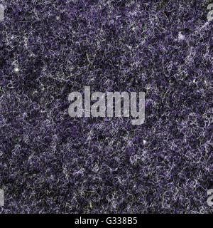 Dark purple melange fuzzy woolen cloth texture. Close up fragment of the top view. Stock Photo