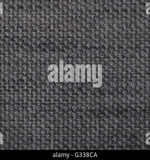 Grey fabric texture. Close up, top view. Stock Photo