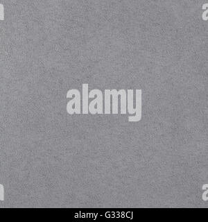 Grey suede leather texture. Close up, top view. Stock Photo