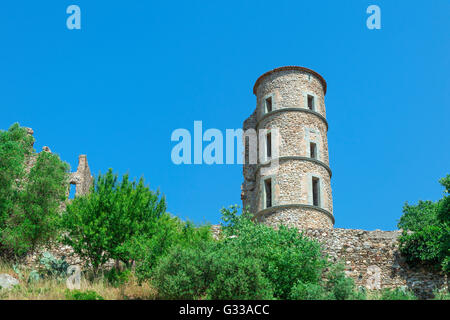Grimaud castle, Var, Provence Alpes Cote d’Azur region, France Stock Photo