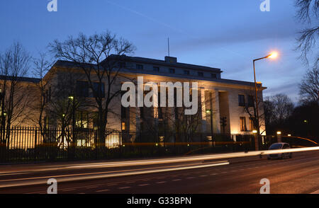 Botschaft Japan, Hiroshimastrasse, Tiergarten, Berlin, Deutschland Stock Photo