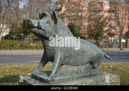 Wilder Eber, Platz am Wilden Eber, Dahlem, Berlin, Deutschland Stock ...