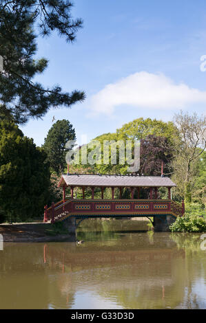 The Swiss Bridge, Birkenhead Park, Birkenhead, Merseyside,  England UK Stock Photo