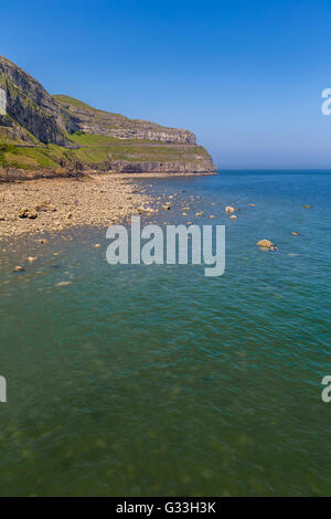 Llandudno coast and Orme in Conwy County Borough, Wales, located on the Creuddyn peninsula Stock Photo