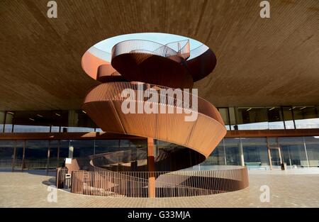 Marchesi Antinori winery in Tenuta Bargino, created by Studio Archea Associati , San Casciano Val di Pesa, Florence, Italy, Gen Stock Photo