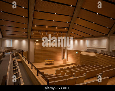 Sloping auditorium and lecture hall, viewed from above. Wolfson College ...