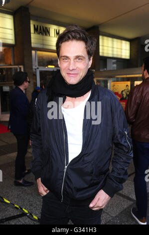 Opening of the film festival 'Achtung Berlin' with the movie 'Mann im Spagat - Pace Cowboy' at Kino International  Featuring: Rainer Meifert Where: Berlin, Germany When: 13 Apr 2016 Stock Photo