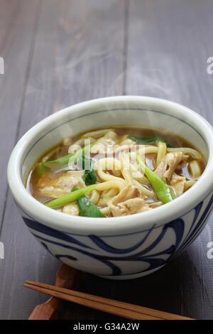 curry udon, japanese noodles soup dish Stock Photo