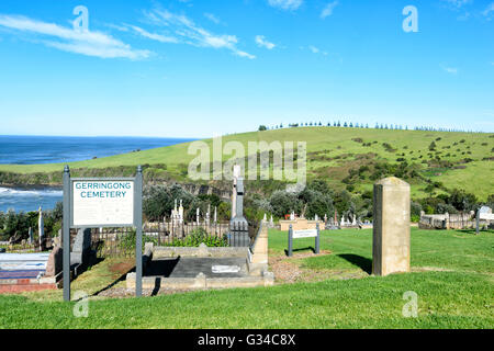 Gerringong Cemetery, Illawarra Coast, New South Wales, Australia Stock Photo