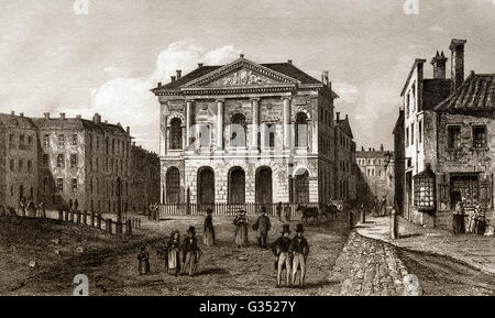 The Former Middlesex Session House or the Old Sessions House, Clerkenwell Green, Borough of Islington, London, England Stock Photo