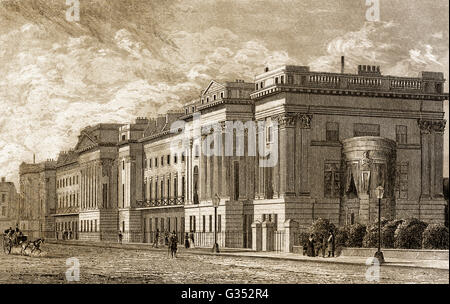 Cornwall Terrace,  Marylebone, City of Westminster, London, England, 19th century Stock Photo