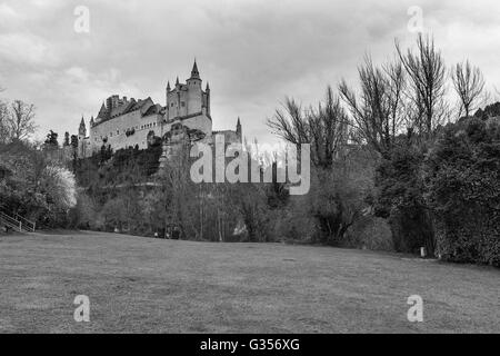 Alcazar in Segovia, Castile and Leon, Spain Stock Photo