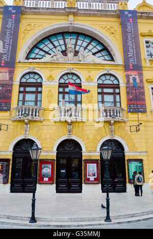 National Theatre, Split, Dalmatia, Croatia Stock Photo