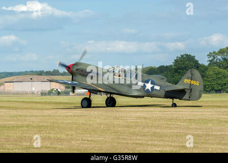 Curtiss P-40M Warhawk an American built fighter aircraft from World War two Stock Photo