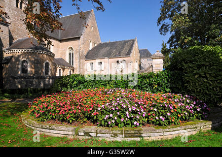 Abbey Saint Peter at Solesmes in France Stock Photo