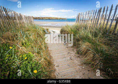 Borth Wen Beach, Rhoscolyn, Anglesey North Wales Uk Stock Photo