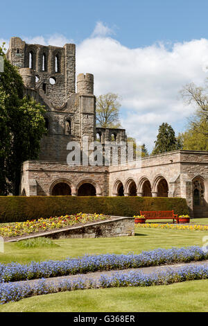 Kelso Abbey Scottish Borders UK Stock Photo