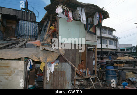 Tondo Squatters House, Manila, Philippines Stock Photo