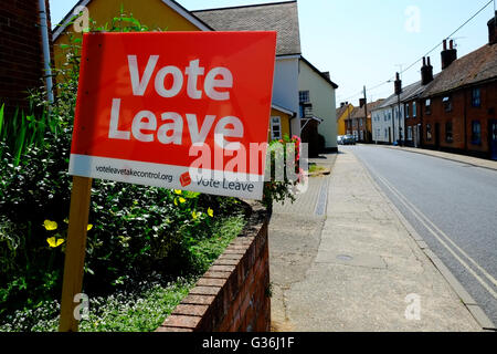 Two households with divided opinions on the EU referendum Stock Photo