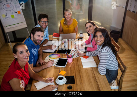 Casual business team having a meeting Stock Photo