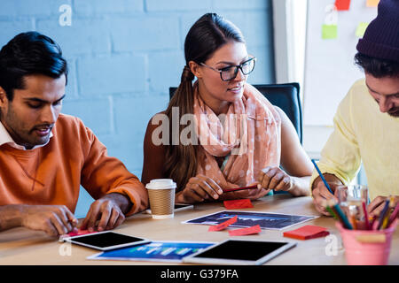 Designers working on a project Stock Photo