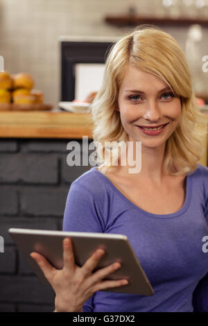 Couple using a tablet computer Stock Photo