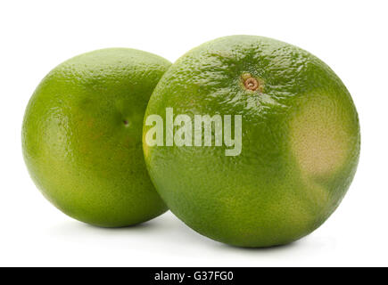 Pomelit hybrid pomelo and greapefruit isolated on white background Stock Photo