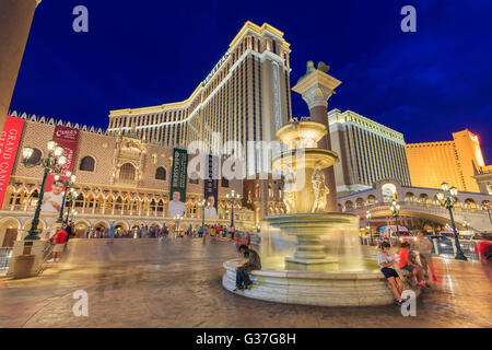 AUG 5, Las Vegas: The famous Venetian casino on AUG 5, 2015 at Las Vegas, Nevada Stock Photo