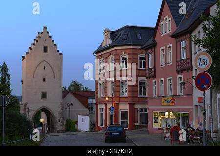 Saal gate, Saalstrasse, Saalfeld, Thuringia, Germany / Saaltor Stock Photo