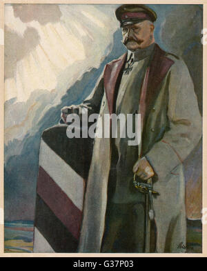 German General and Politician Paul Von Hindenburg Stock Photo
