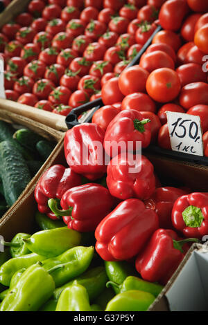 vegetables on the market Stock Photo