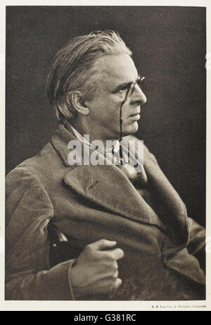 WILLIAM BUTLER YEATS  Irish poet and dramatist        Date: 1865 - 1939 Stock Photo