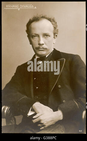 RICHARD STRAUSS  German musician        Date: 1864 - 1949 Stock Photo