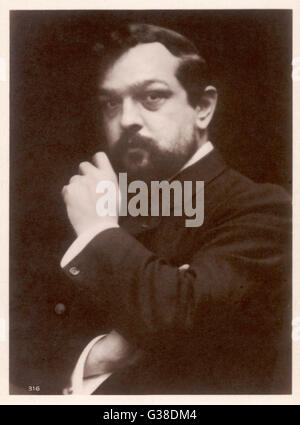CLAUDE DEBUSSY  French composer.        Date: 1862 - 1918 Stock Photo