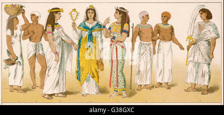 Various Egyptian costume: Left to right - Princess, Prince, King ...