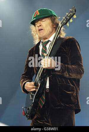 Manchester, UK. 9th June, 2016. AC/DC Performing on Their 'Rock Or Bust' Tour at Manchester Etihad Stadium Credit:  Ernie Pollard/Alamy Live News Stock Photo